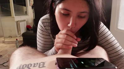 I tease my stepsister while she watches Disney [Cum]